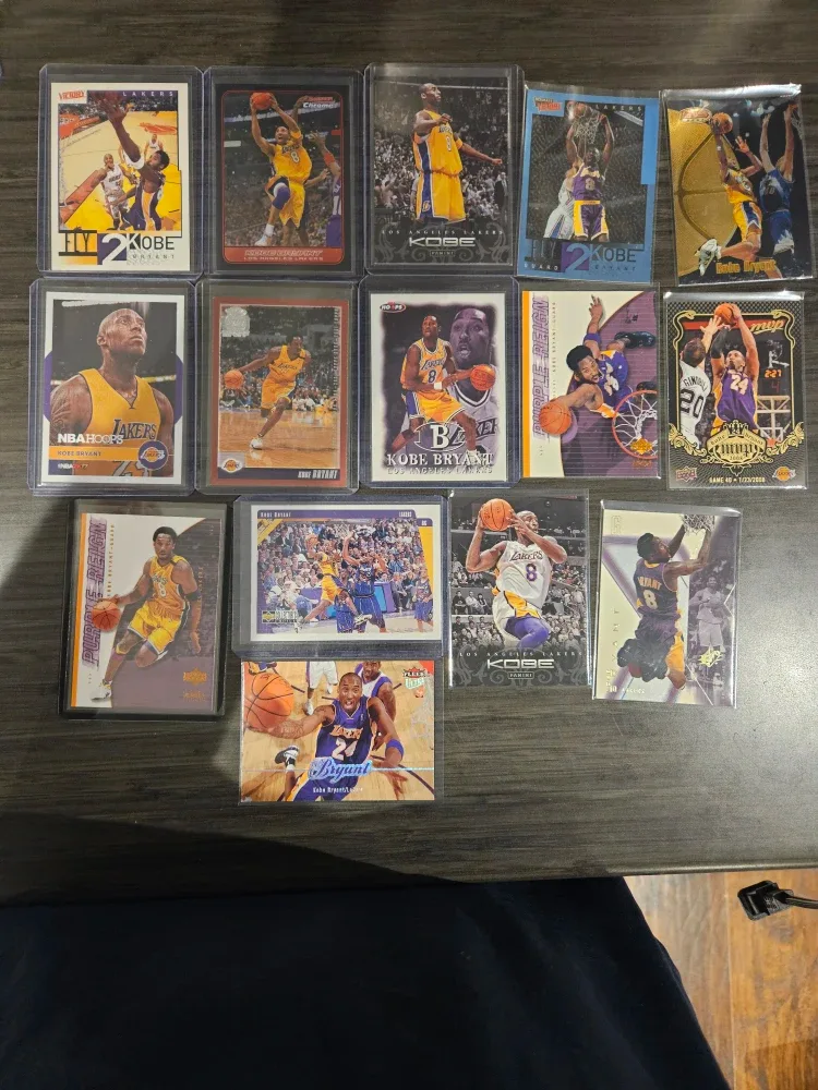 Kobe Bryant Basketball Cards Collection