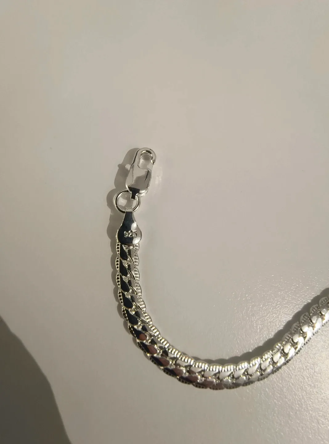 925 Sterling Silver Chain Bracelet (Unisex) image indicator(3)