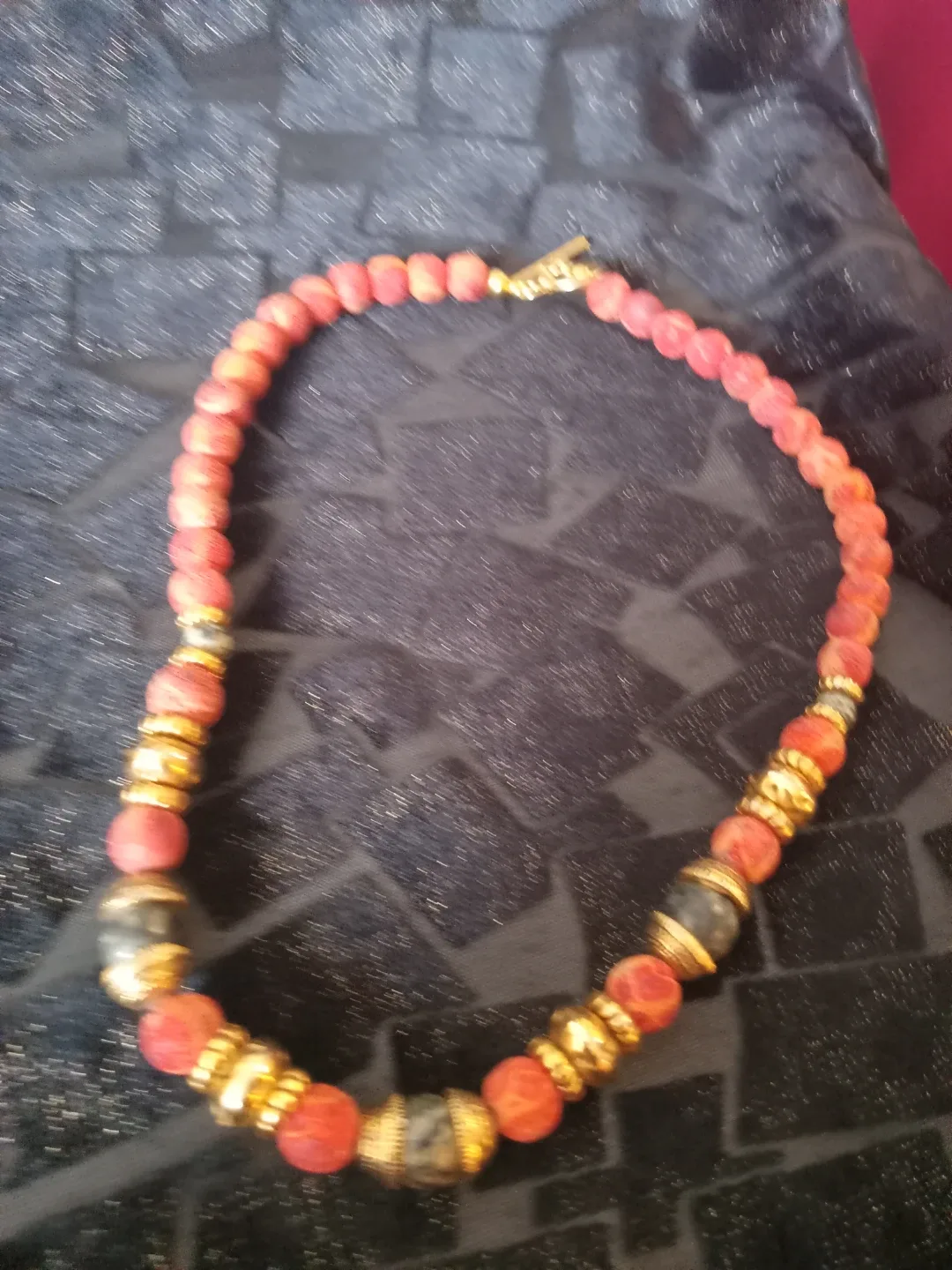 Necklace Bundle - Red Beaded & Chain image indicator(4)