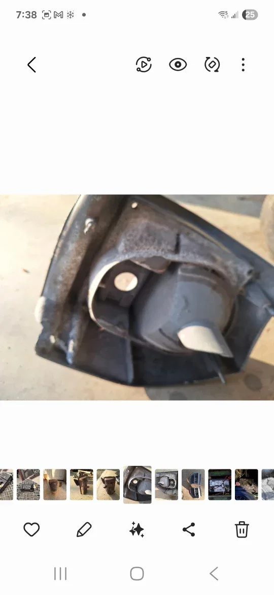 1969 Chevrolet Chevelle tailight housings image indicator(2)