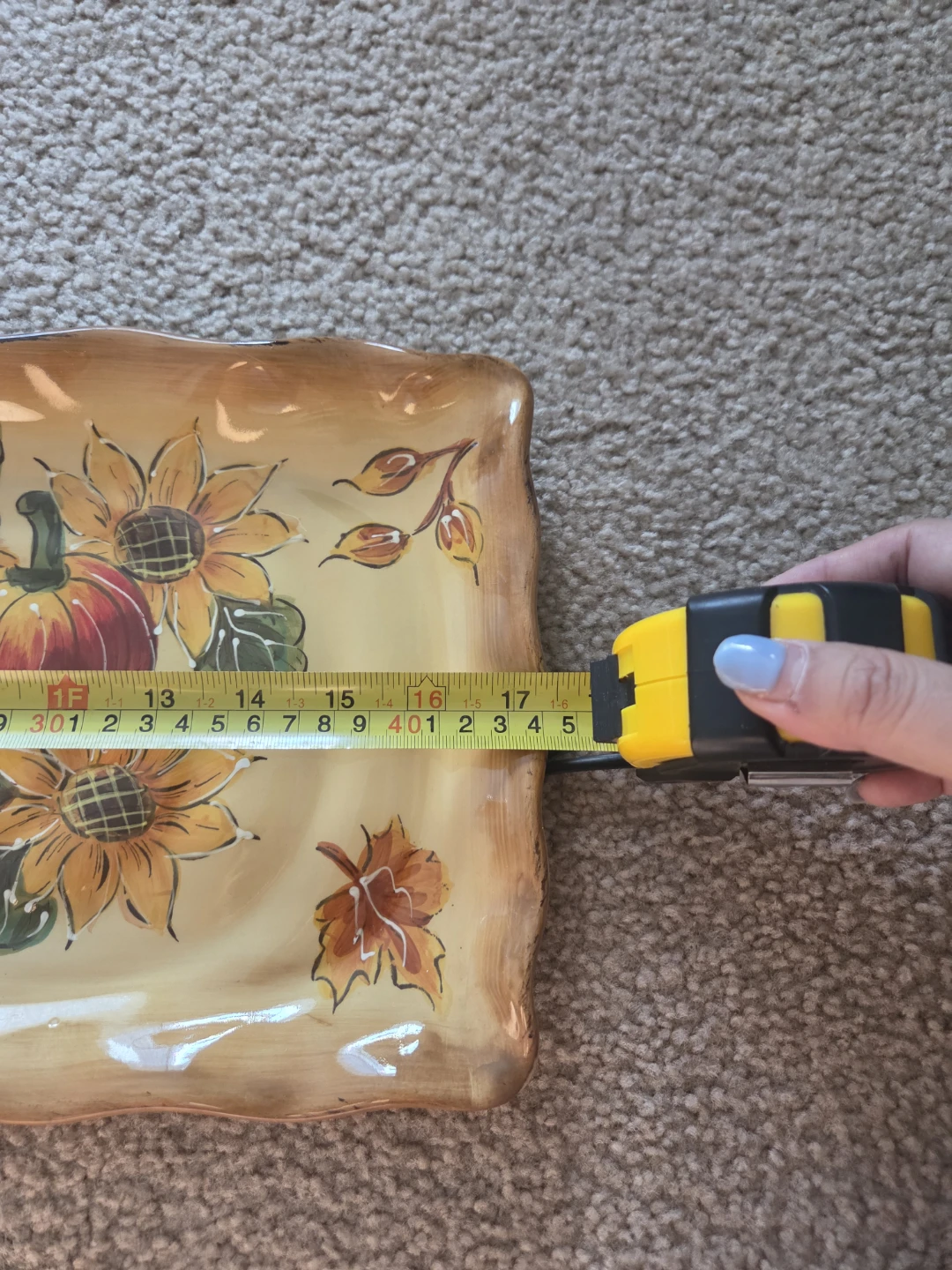 Pumpkin Harvest Rectangular Serving Platters - Set of 2 - photo 5