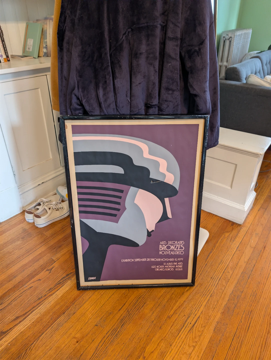 Framed Art Deco Poster - photo 3