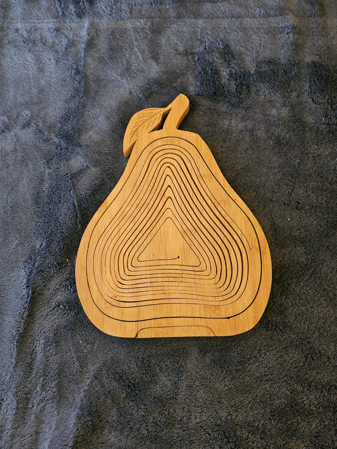 Wooden Pear Collapsible Basket - photo 3
