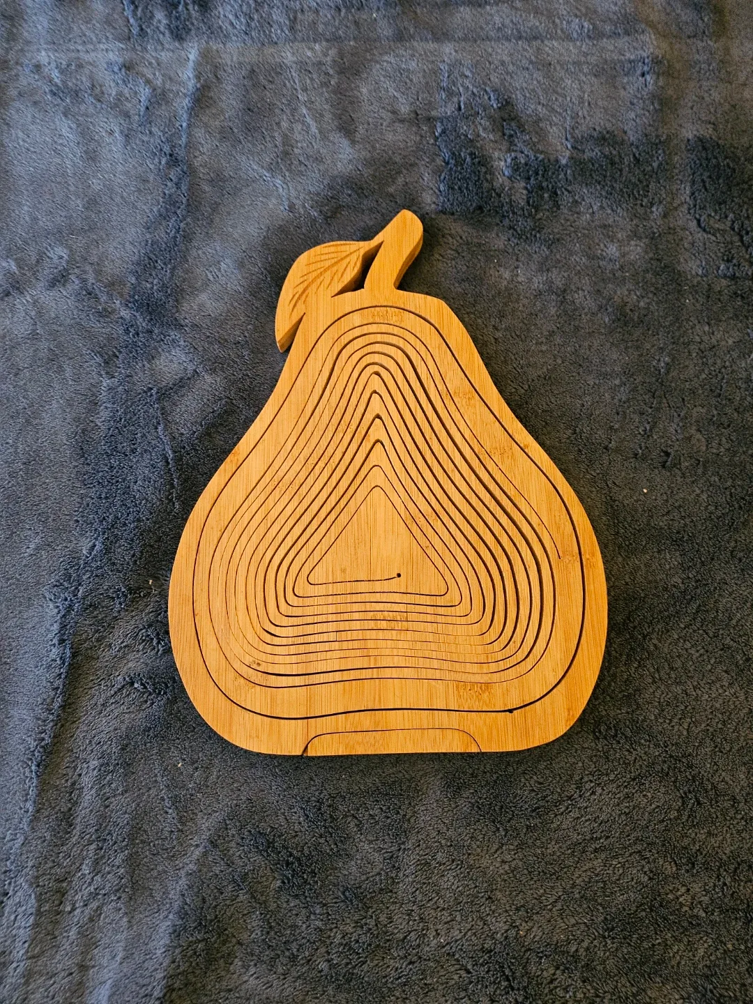 Wooden Pear Collapsible Basket image indicator(3)