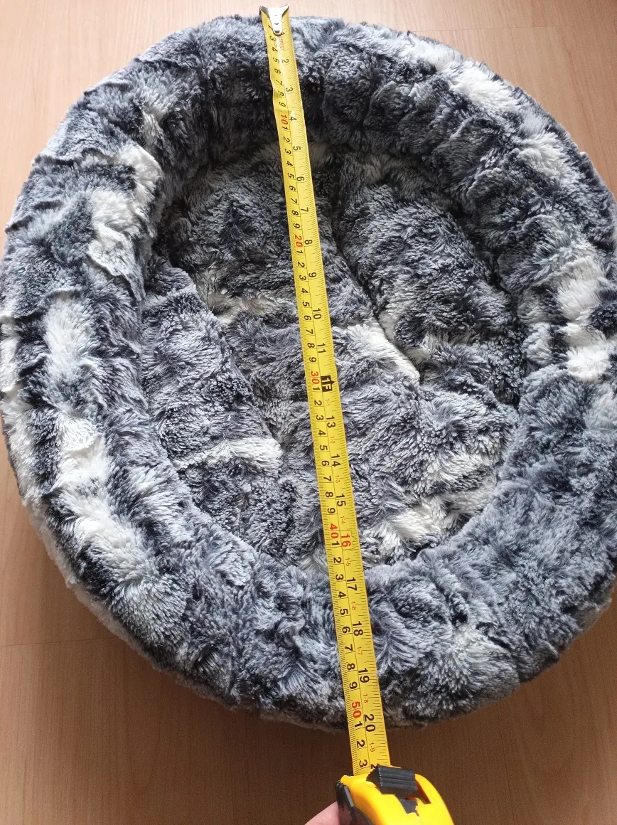 Bailey & Bella Pet Bed - Grey/White, 20 inches