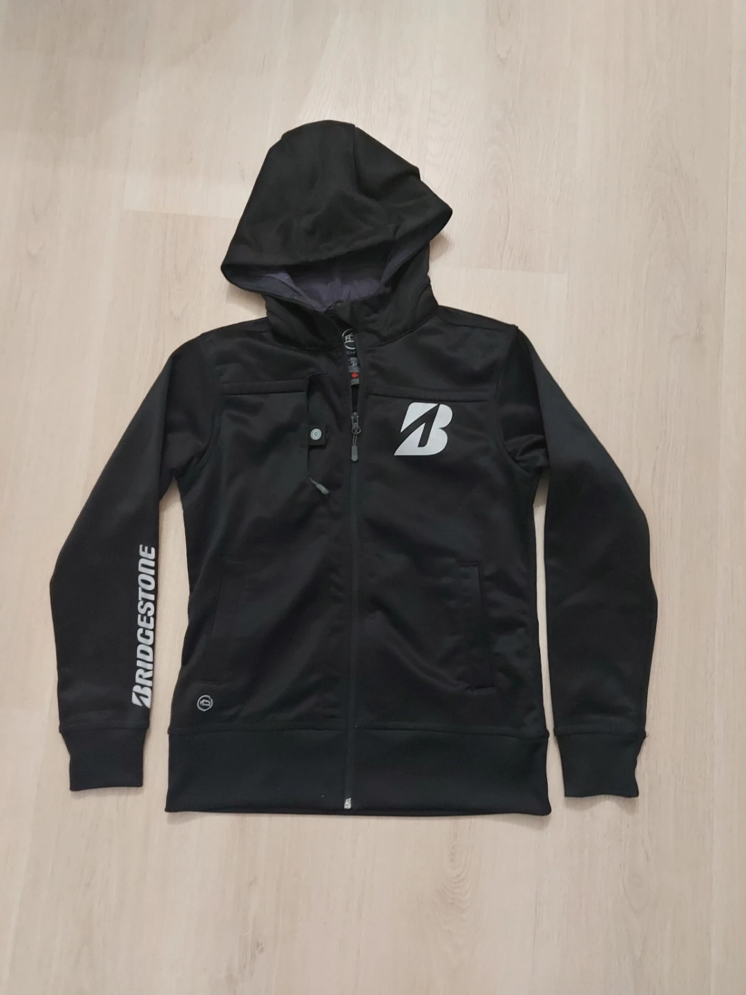 Bridgestone Black Zip-Up Hoodie