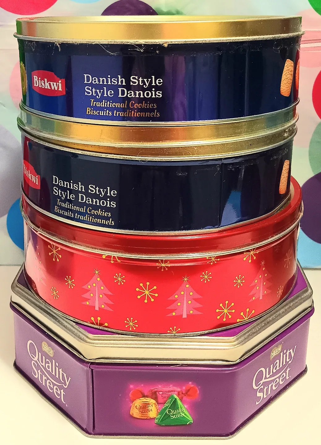 🍪Cookie Tins with Lids Set of 4🍪