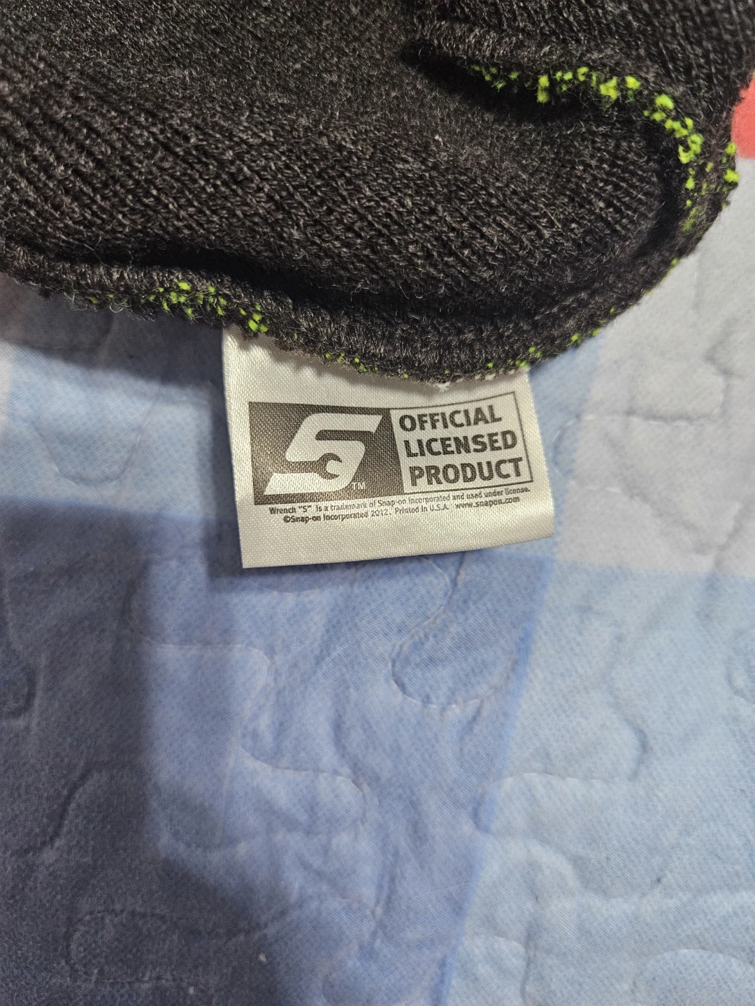 Snap-on Black/Neon Beanie - photo 3