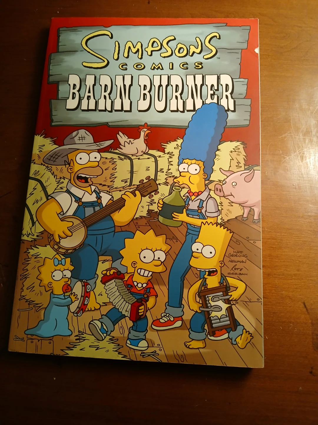 Simpsons Comics Barn Burner