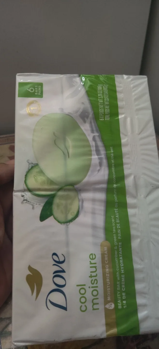 New Dove Cool Moisture Beauty Bar (6 bar x 2 image indicator(3)