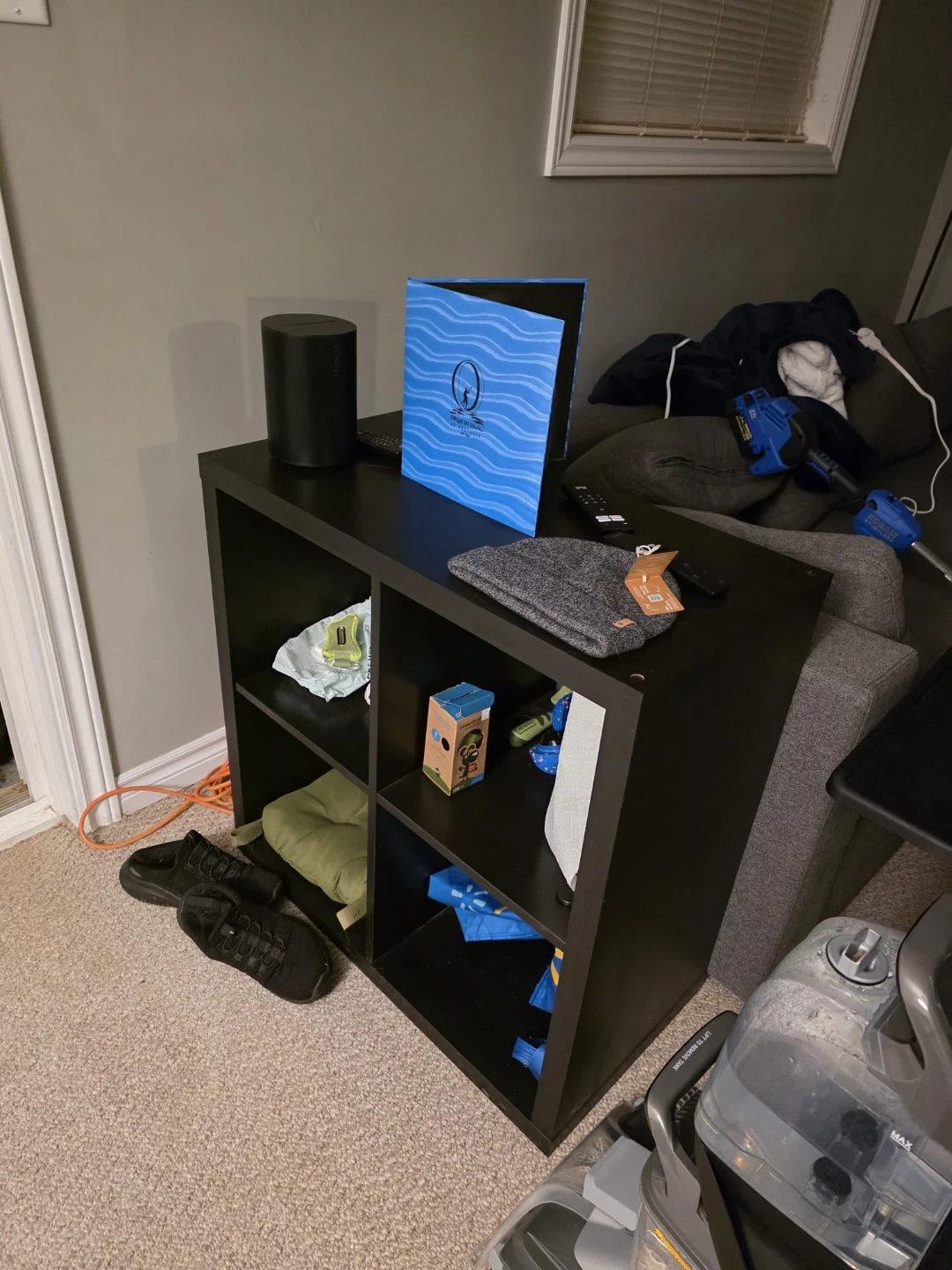 Black IKEA Kallax Shelf Unit - *MOVING, NEED GONE* - photo 3