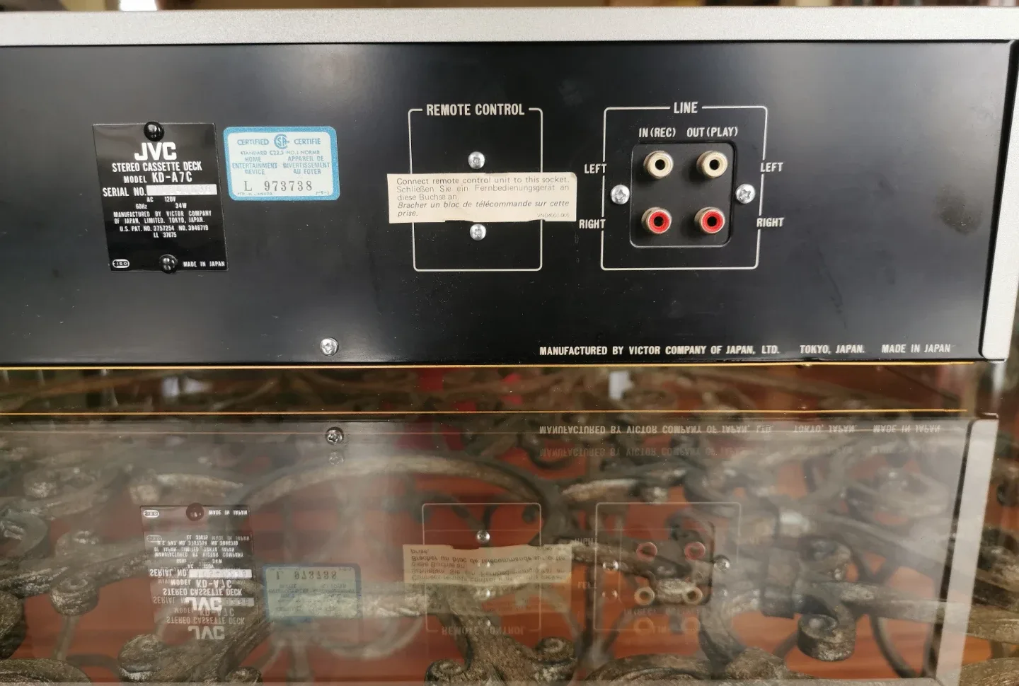 Vintage JVC KD-A7 Single Cassette Deck image indicator(3)