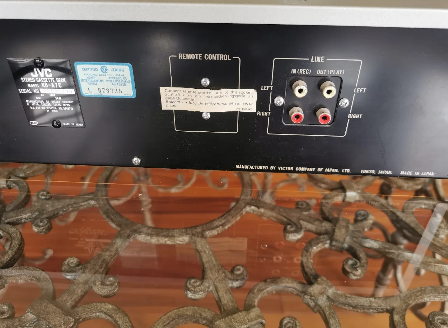 Vintage JVC KD-A7 Single Cassette Deck image indicator(6)