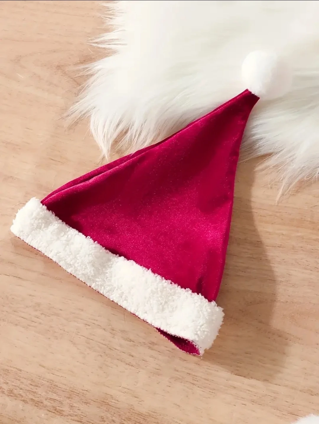 Santa Baby Red Velvet Dress & Hat - photo 5
