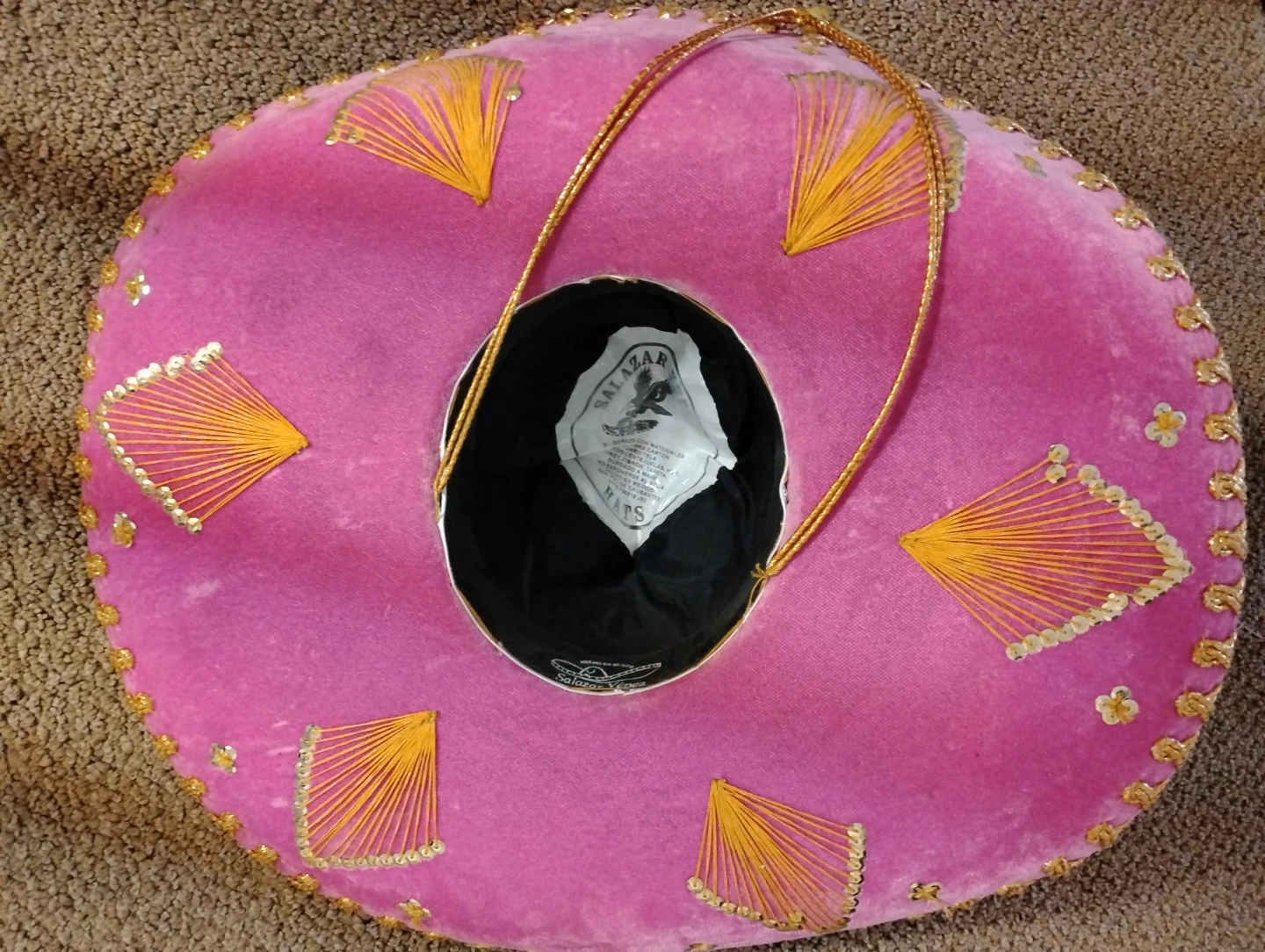 Salazar Yepez Pink Sombrero Hat Size PS - photo 2