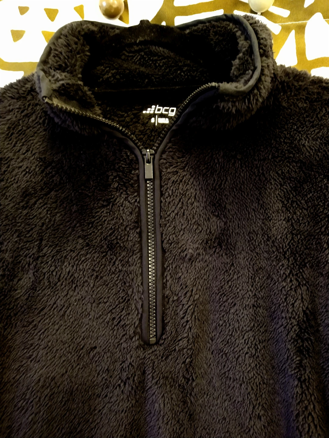BRAND NEW WITH TAGS BCG Black Small 1/2-Zip Sweater - photo 4