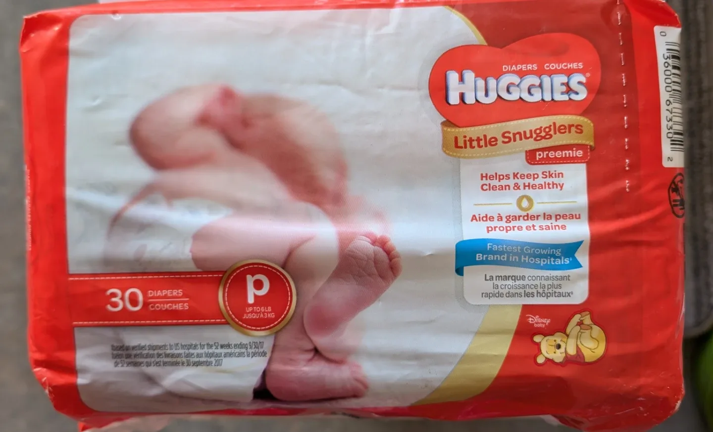 Huggies Little Snugglers Preemie Diapers - 30 Count