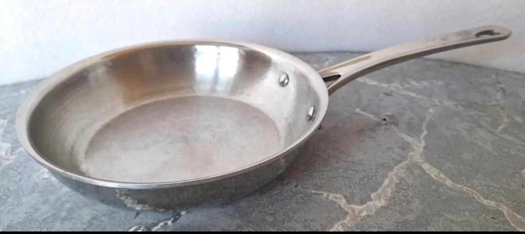 Ruffoni Opus Prima Hammered Stainless Steel Fry Pan 8.5"