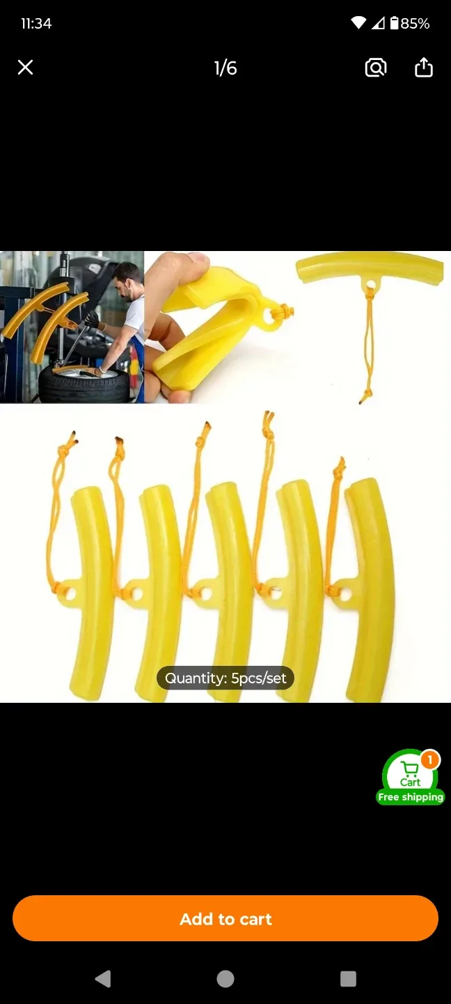 Car Tire Rim Protectors Non Slip Wheel Saver 5 Piece Set Edge image indicator(5)