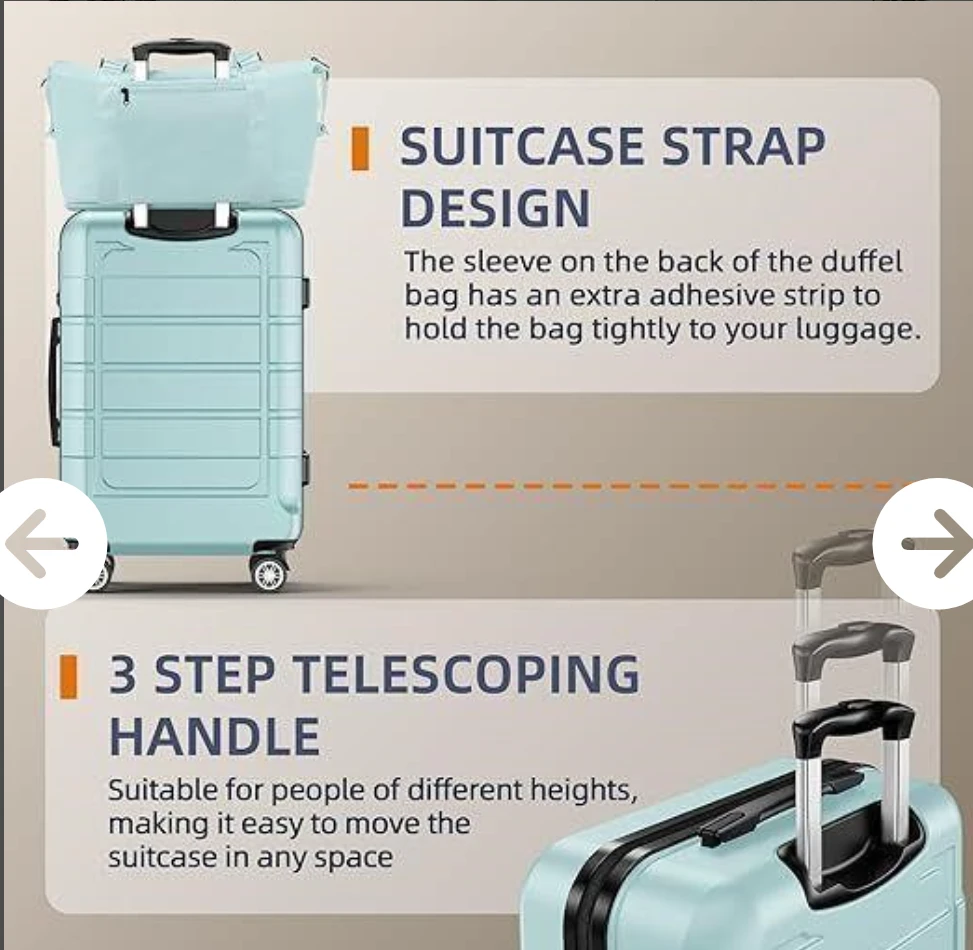 Hardcase Suitcase w/t Wheels (5 pcs) - photo 2