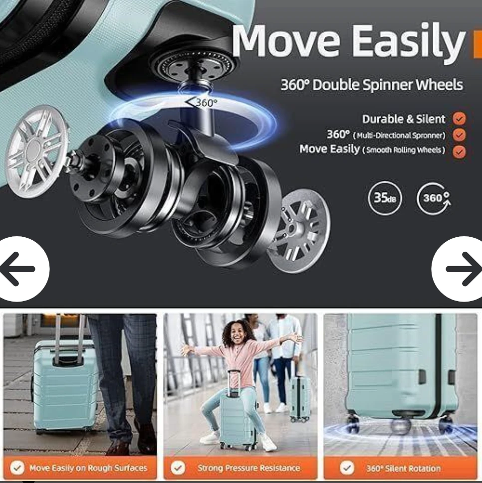 Hardcase Suitcase w/t Wheels (5 pcs) - photo 3