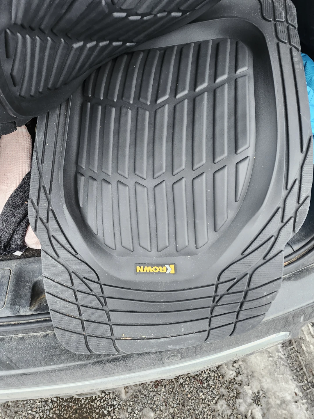 Krown Black Car Floor Mats