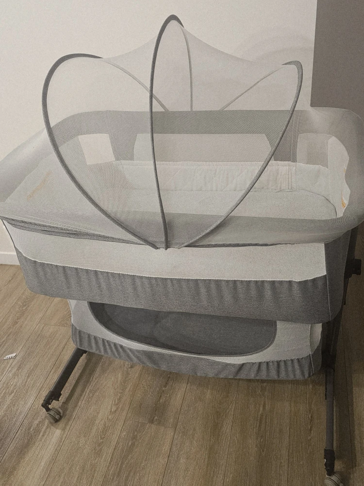 Grey Baby Bassinet - photo 3