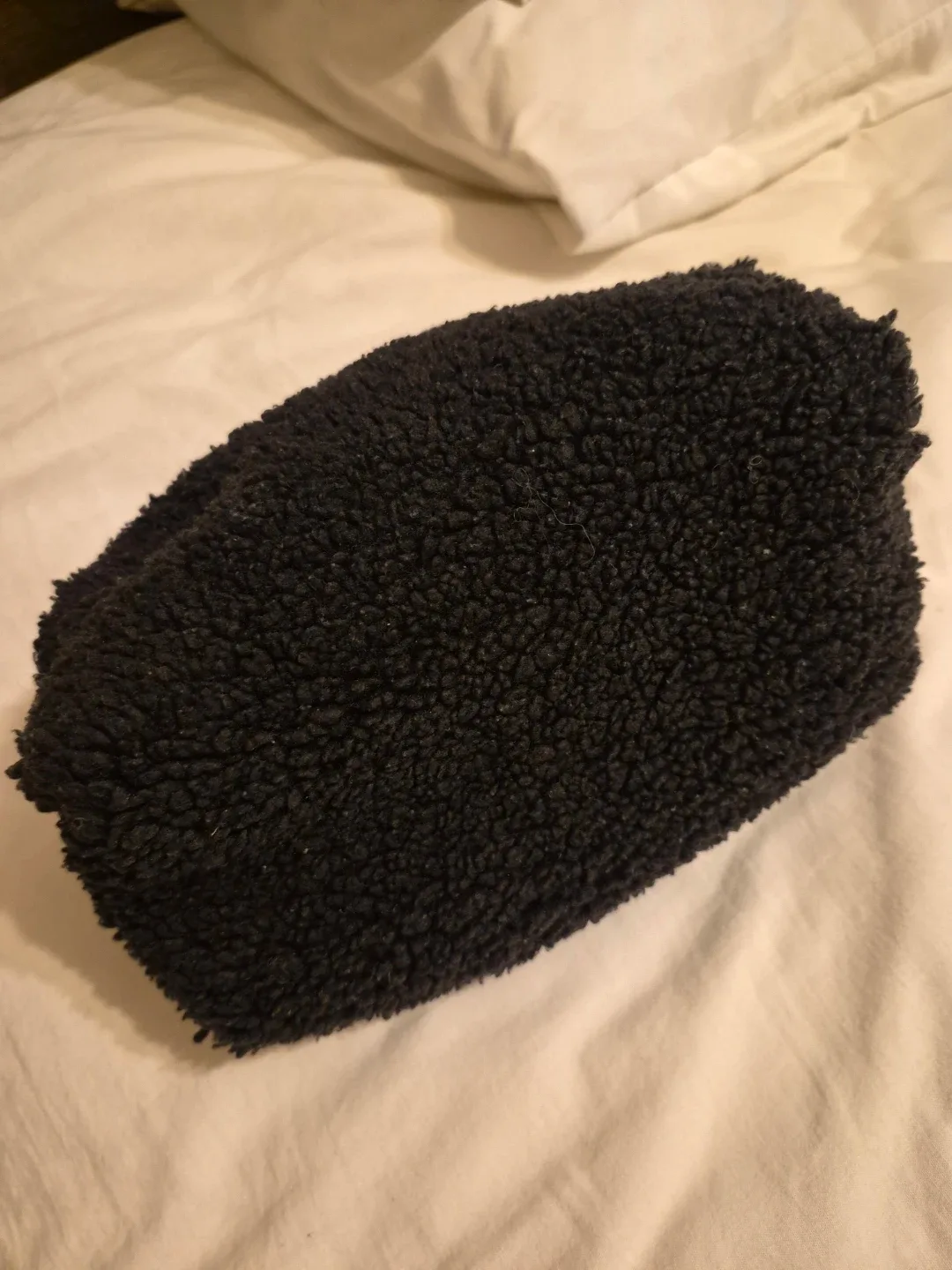 Lululemon Black Fuzzy Makeup Bag image indicator(3)
