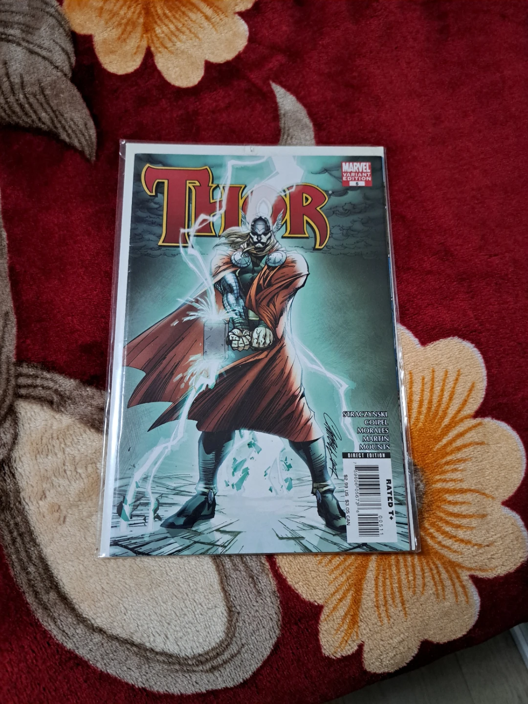 Thor Signed Comic Book, Direct Edition
