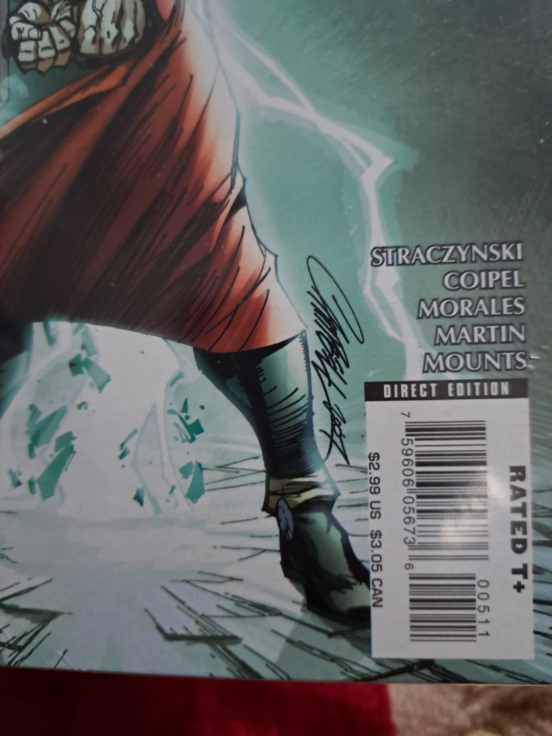 Thor Signed Comic Book, Direct Edition - photo 2