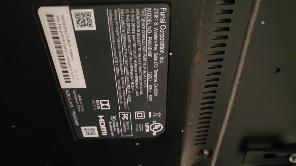 Funai FW50D48F 50 inch TV - photo 4