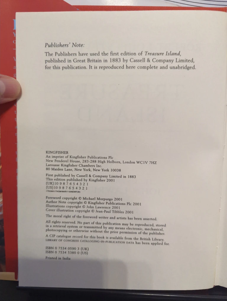 #Cleanout: Treasure Island by Robert Louis Stevenson - photo 3