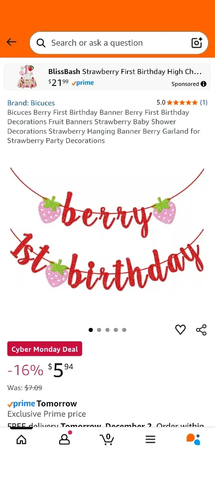 First Birthday Decorations FREE #cleanout