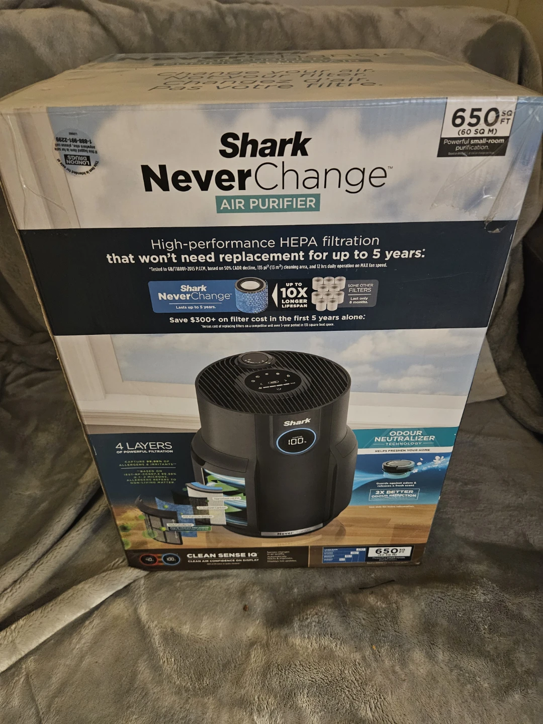 Shark NeverChange Air Purifier HP152C - New - photo 2