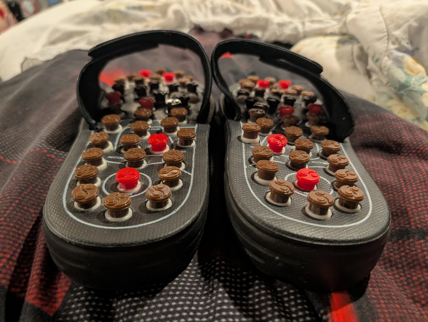Size 10 Foot Care Foot Massager Reflexology Sandals - photo 2