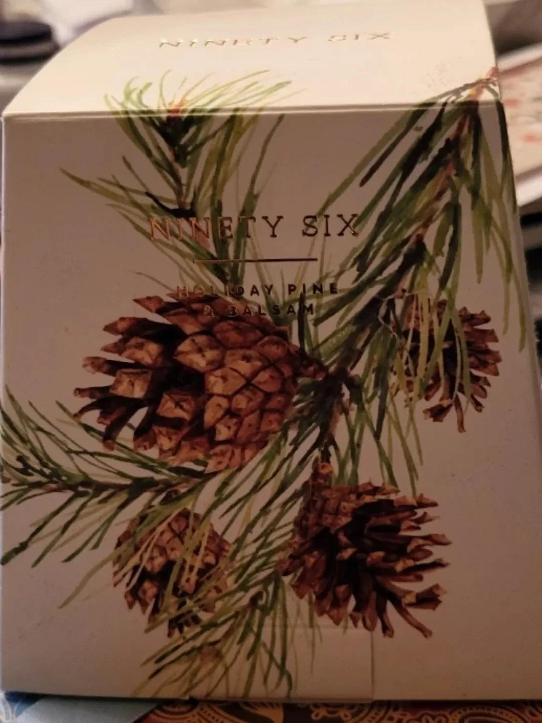 New Ninety Six Holiday Pine & Balsam Candle
