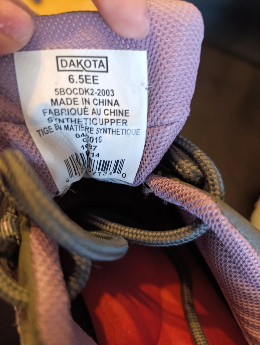 Dakota Women's Grey/Purple Shoes - Size 6.5 - photo 3