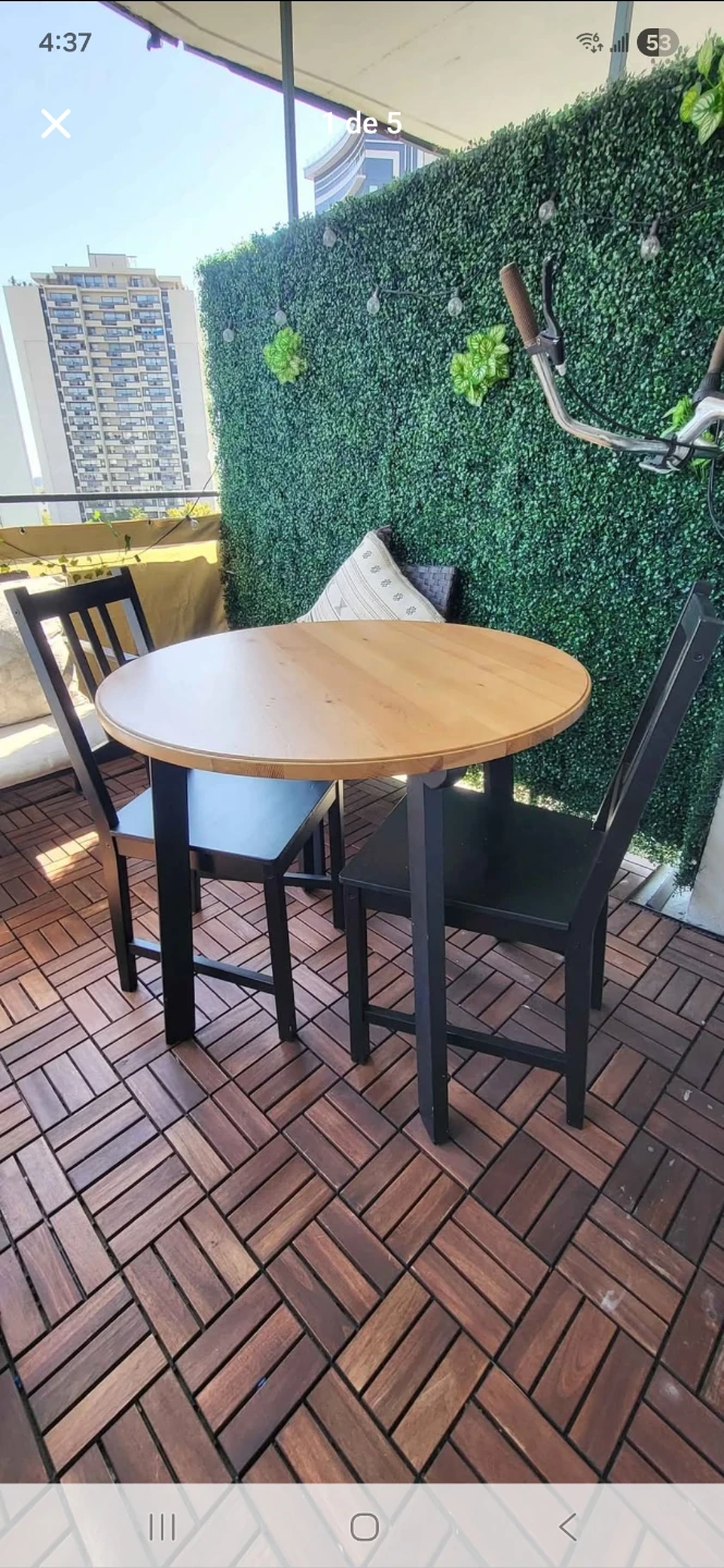 Round Wooden Dining Table - photo 2