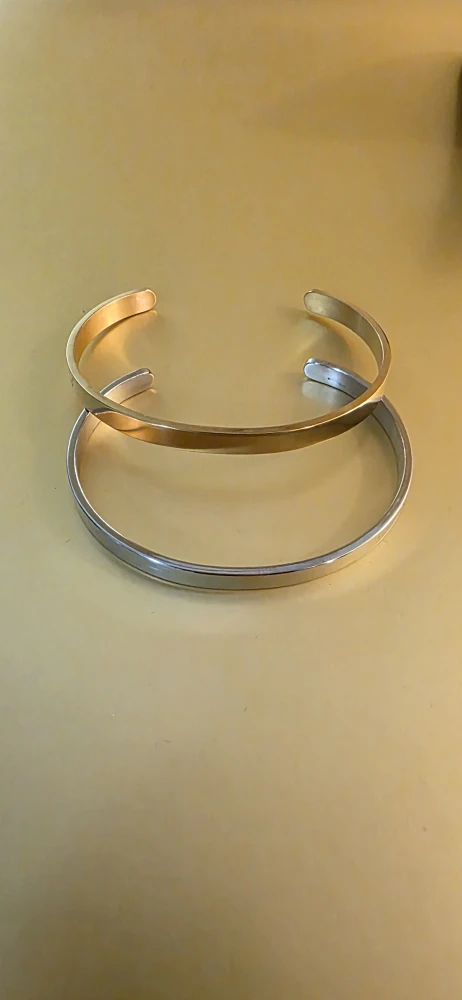 Metal Cuff Bracelets - Gold & Silver