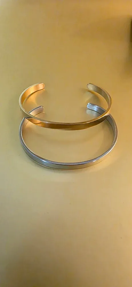 Metal Cuff Bracelets - Gold & Silver