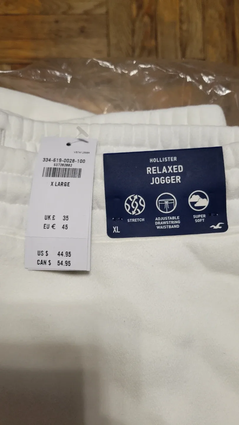 New Hollister Relaxed Jogger - XL