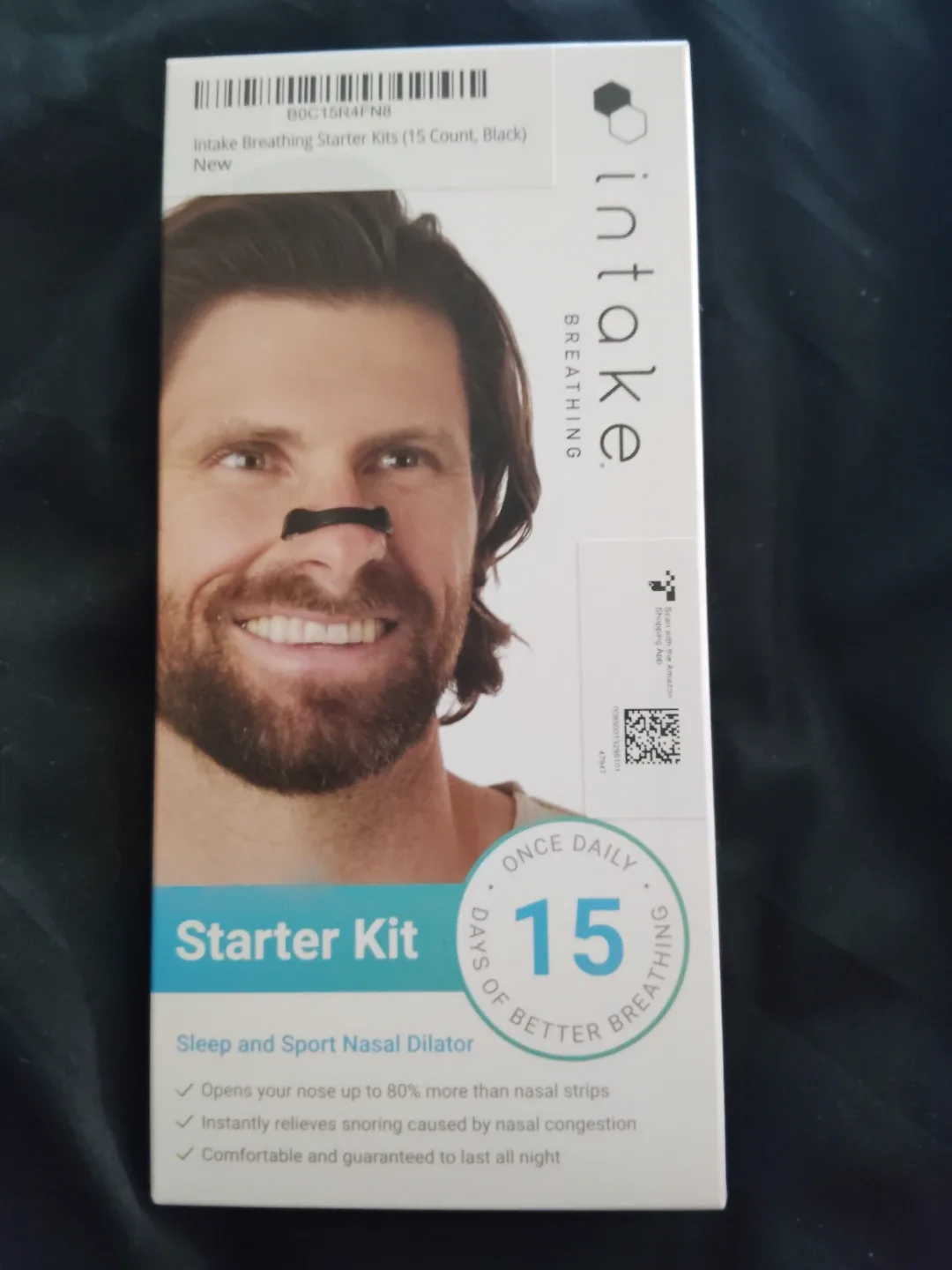 New Intake Breathing Starter Kit (15 Count, Black)