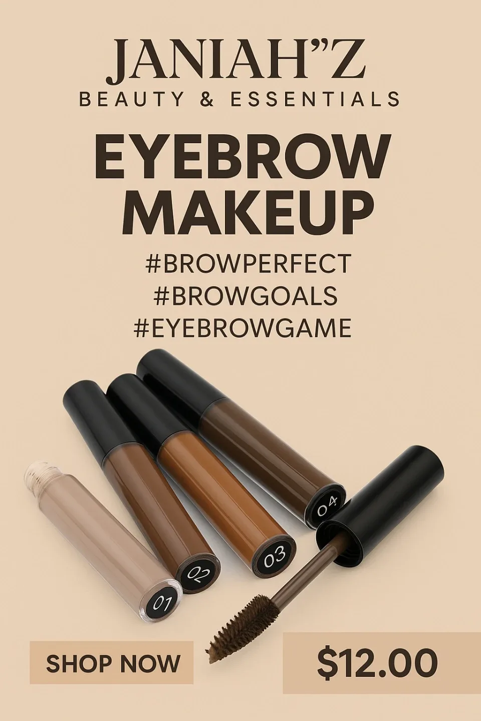 Janiah'z Eyebrow Gel - Shade 01 image indicator(2)