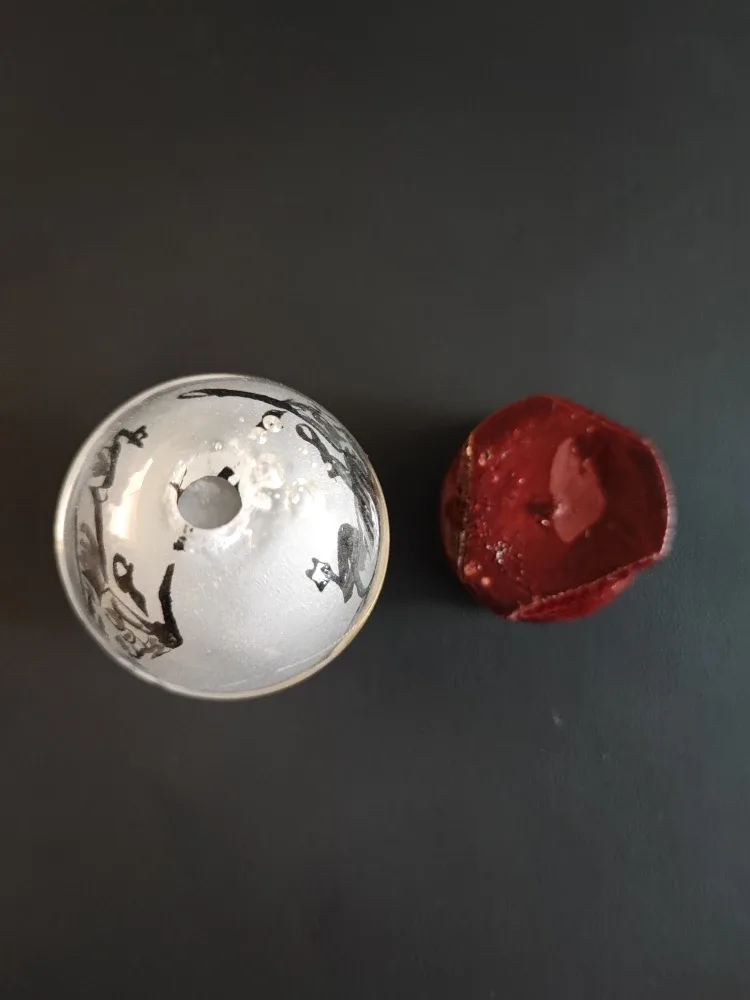 Vintage Glass Ball Paperweight with Box image indicator(4)