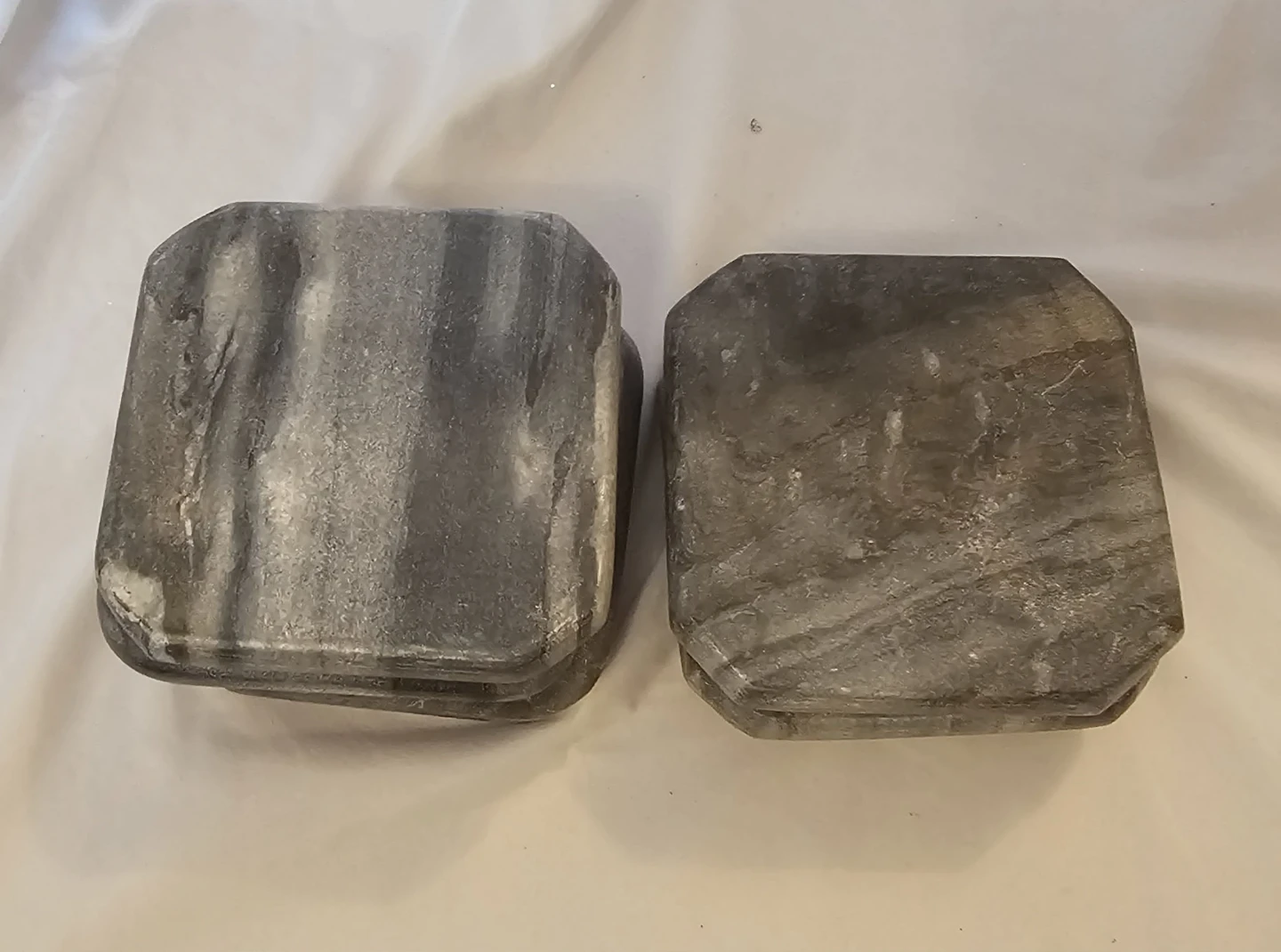 7 Grey Stone Drink Coasters - photo 2
