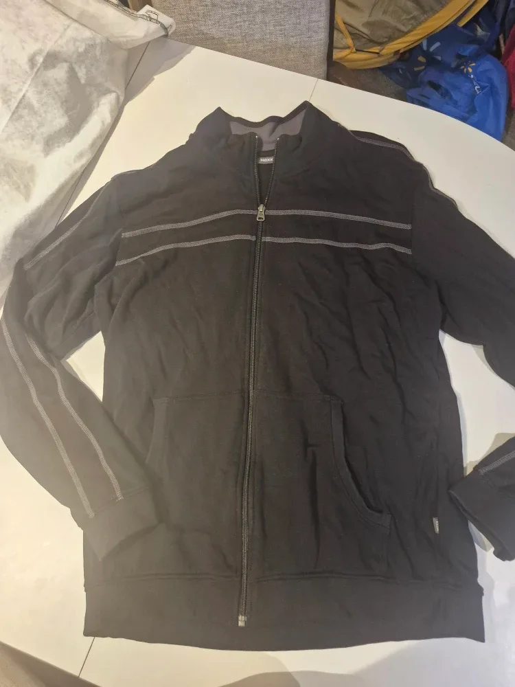 MGXX Black Zip Up Jacket - Size XL