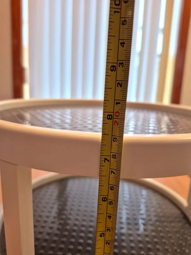 Large 2-tier Copco Lazy Susan, non-skid trays image indicator(5)