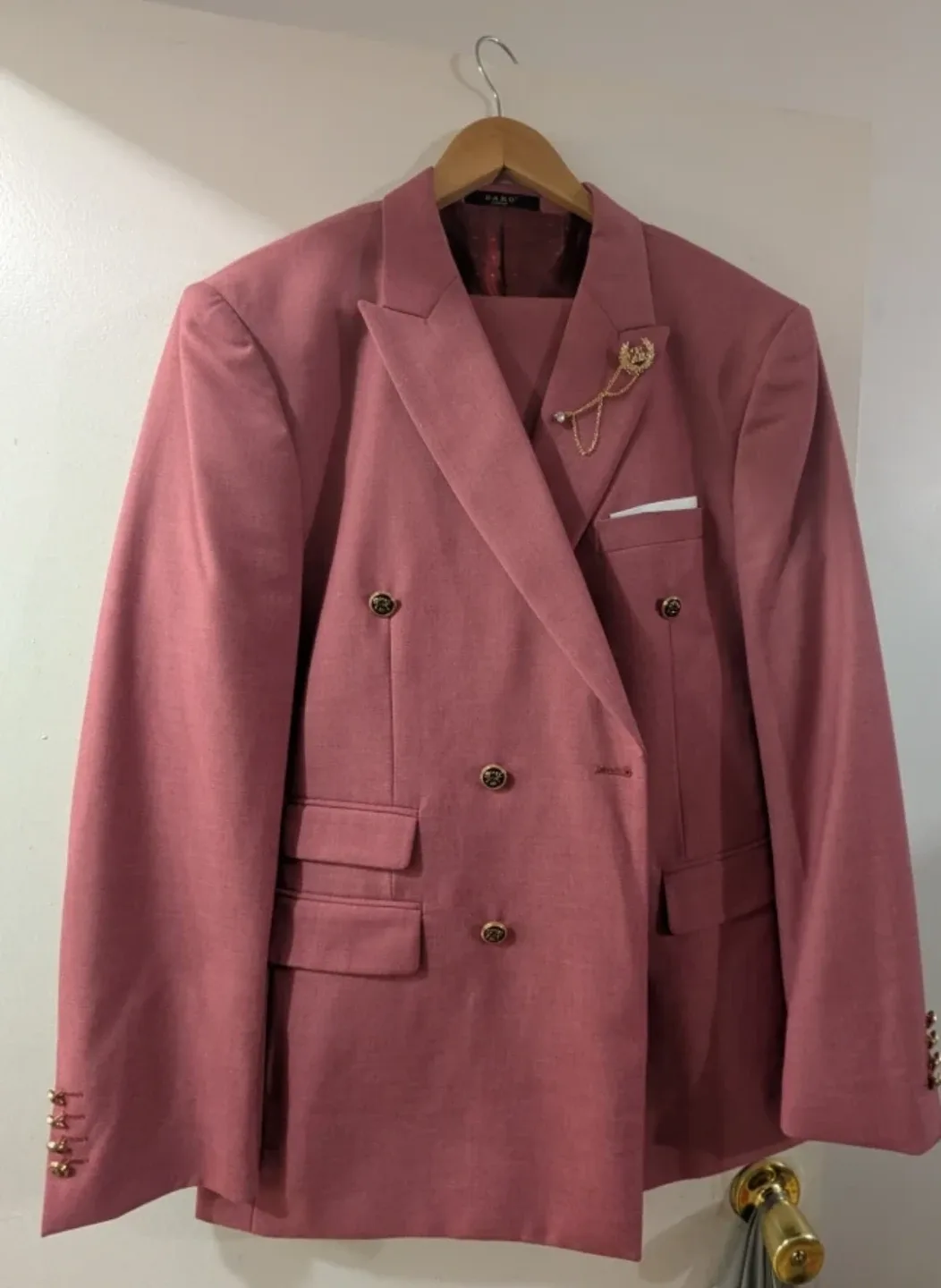 Daro Uomo XXL Light Red Suit - New