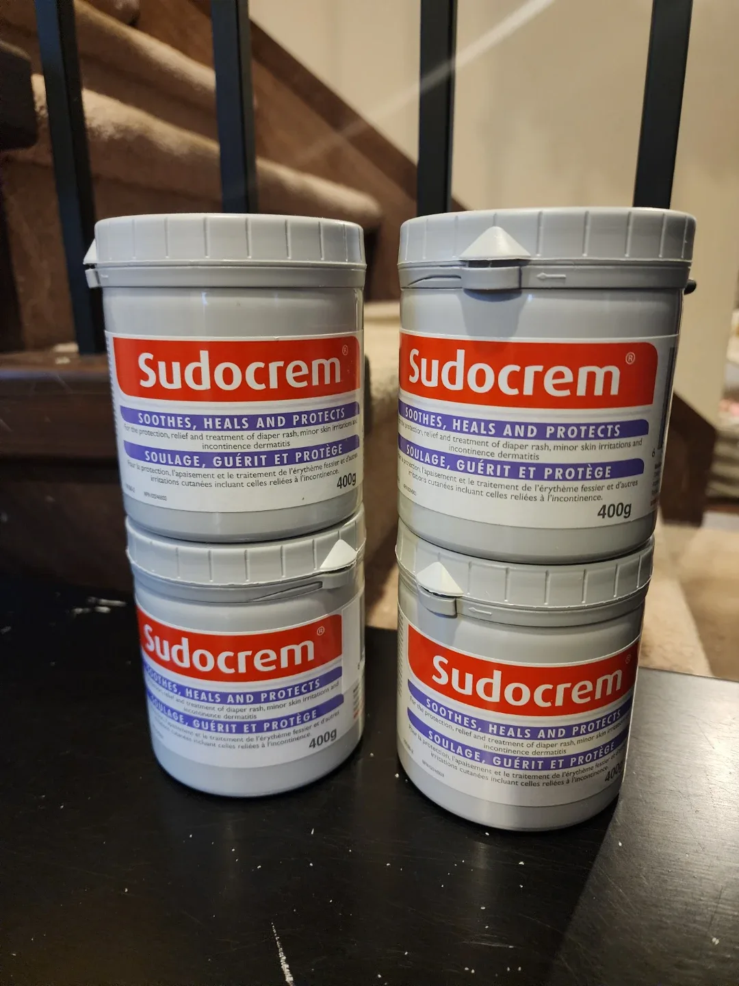 4x Sudocrem - 400g unopened expired Dec 2024