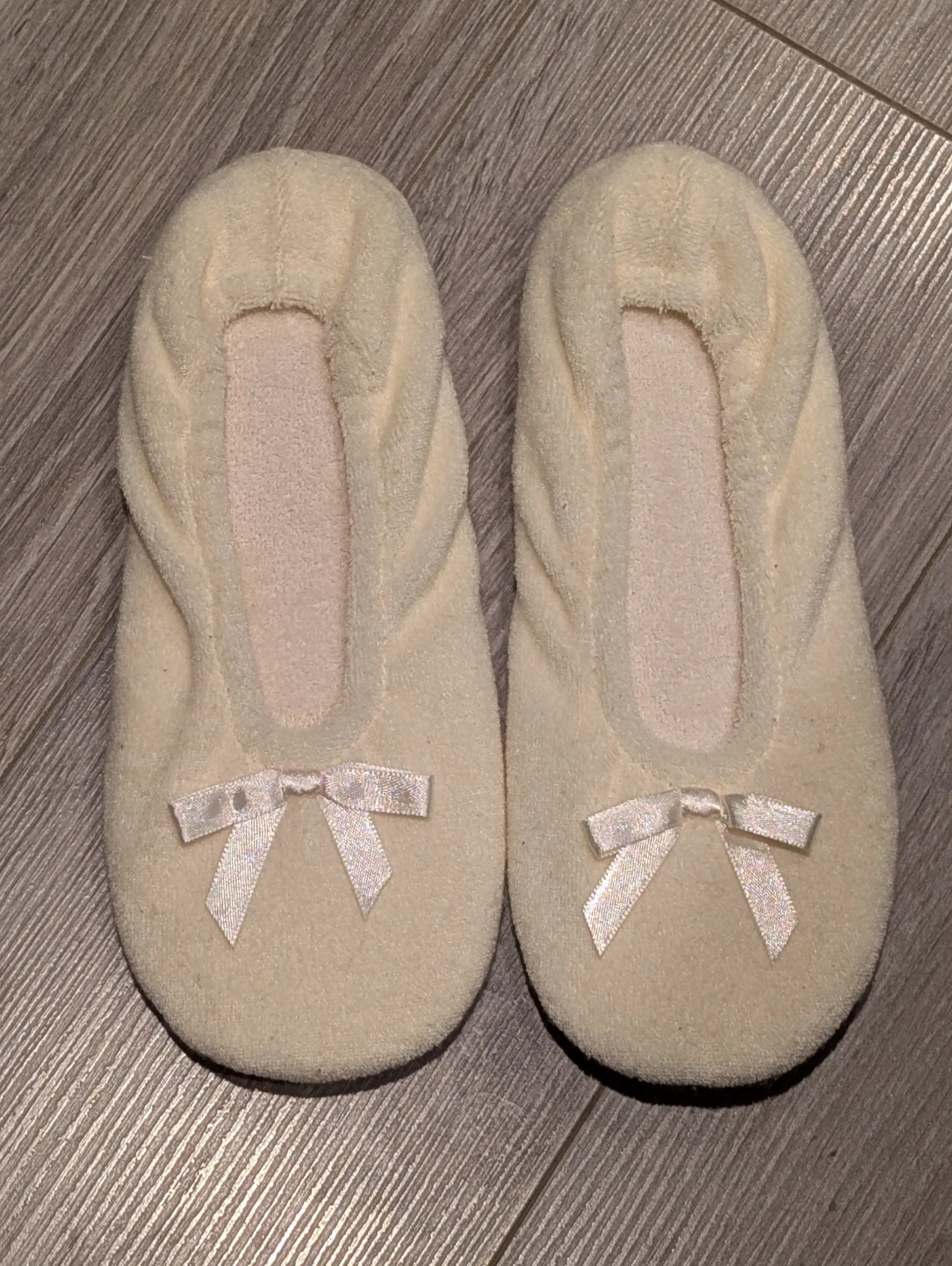 Cream Ballet Slippers - Size S